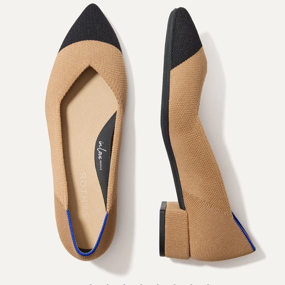 Rothy’s Women’s The High Point Wren Captoe Shoes two tone size 9 - Picture 2 of 12